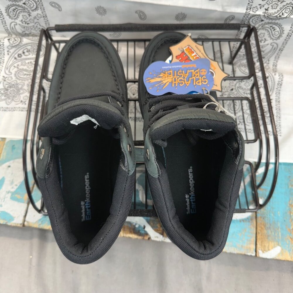 NEW Timberland Earthkeepers Trekker Moc Toe Black Oxford Mens sz 6 /Womans 7.5 - Picture 10 of 10